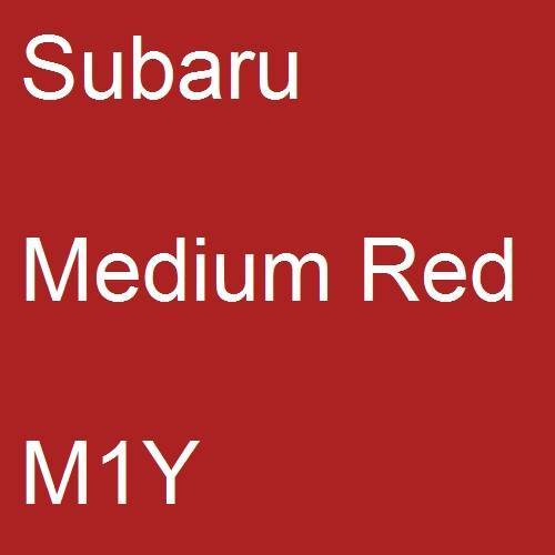 Subaru, Medium Red, M1Y.